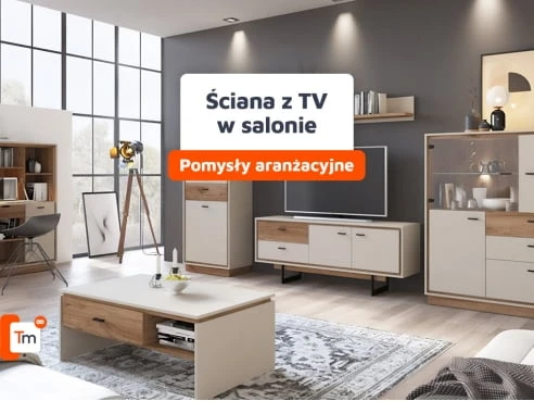 Ściana z TV w salonie — pomysły na aranżacje ściany telewizyjnej